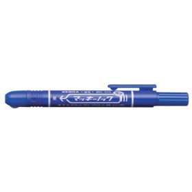   Alkoholos marker, 1,3 mm, nyomógombos, ZEBRA Mckie Retractable, kék (TZ51062JP)