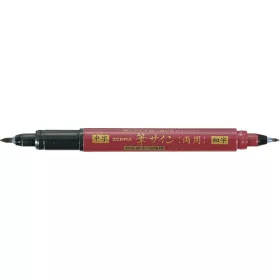 Ecsetirón, kétvégű, ZEBRA WFT5, fekete (TZ51840)