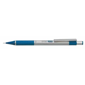   Nyomósirón, 0,5 mm, rozsdamentes acél, kék test, ZEBRA M-301 (TZ66432D)