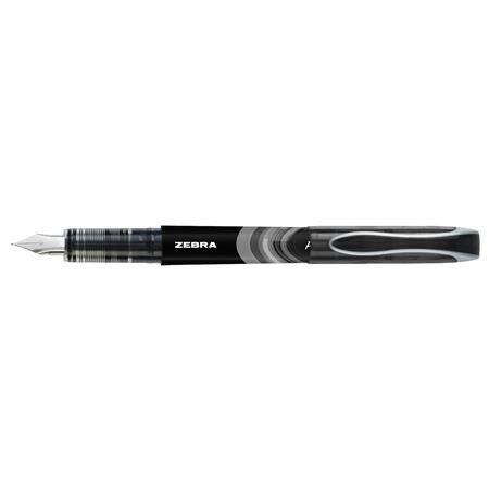 Töltőtoll, 0,6 mm, ZEBRA Fountain pen, fekete (TZ69481)