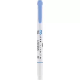   Szövegkiemelő, 1,0/3,5 mm, kétvégű ZEBRA Mildliner Cool & Refined kék (TZ78320)