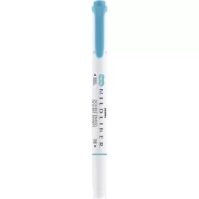   Szövegkiemelő, 1,0/3,5 mm, kétvégű, ZEBRA Mildliner Warm, füstkék (TZ78420)