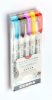 Ecsetirón készlet, kétvégű ZEBRA Mildliner Warm, 5 szín (TZ79305)