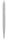 Golyóstoll, 0,24 mm, nyomógombos, ezüst színű klip, ezüst tolltest, ZEBRA 901, kék (TZ83757)
