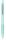 Golyóstoll, 0,27 mm, nyomógombos, zöld tolltest, ZEBRA Z-Grip Pastel, kék (TZ91804)