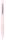 Golyóstoll, 0,27 mm, nyomógombos, rózsaszín tolltest, ZEBRA Z-Grip Pastel, kék (TZ91807)