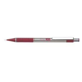   Nyomósirón, 0,5 mm, rozsdamentes acél, bordó test, ZEBRA M-301 (TZE66468D)