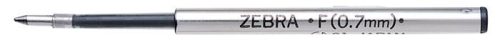 Golyóstollbetét, 0,24 mm, ZEBRA F, fekete (TZF29931)