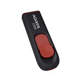Pendrive, 16GB, USB 2.0, ADATA C008, fekete (UA16GC8B)