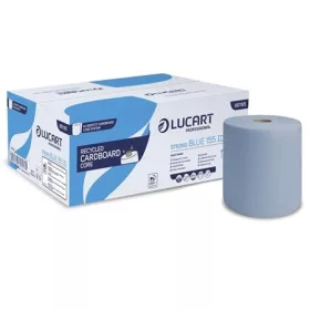   Kéztörlő, tekercses, 2 rétegű, LUCART Strong Blue 155 ID, kék (UBC112)