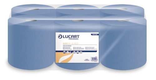 Kéztörlő, tekercses, 1 rétegű, LUCART, Easy Blue, kék (UBC21)