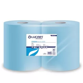   Törlőkendő, tekercses, 3 rétegű, LUCART, Strong Blue 3.500 kék (UBC26)