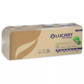   Toalettpapír, 2 rétegű, 10 tekercs, kistekercses, 19,8 m, LUCART, EcoNatural10 (UBC30)