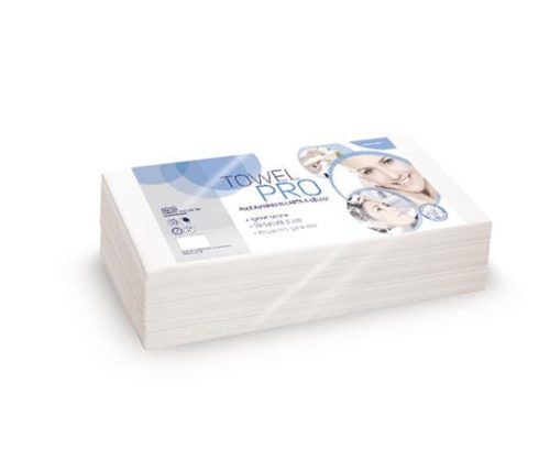Törlőkendő, V hajtogatott, 1 rétegű, 60 lap, LUCART Airtech Towel Pro, fehér (UBC65)