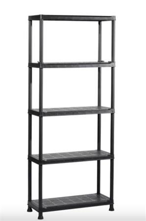Polcrendszer, 5 polccal, 75 cm, KETER Plus Shelf (UCKPSHELF75)