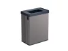 Szelektív hulladékgyűjtő, fedél nélküli, 54 liter, CURVER Verto Recycle, szürke/fekete (UCVER54F)
