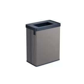   Szelektív hulladékgyűjtő, fedél nélküli, 54 liter, CURVER Verto Recycle, szürke/fekete (UCVER54F)