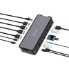 Dokkoló, 15 port, USB-C host, VERBATIM USB-C Pro CDS-15 (UDV32171)
