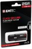 Pendrive, 256GB, USB 3.2, titkosított, EMTEC B120 Click Secure (UE256GS)