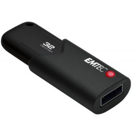   Pendrive, 32GB, USB 3.2, titkosított, EMTEC B120 Click Secure (UE32GS)