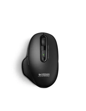 Egér, vezeték nélküli, optikai, tölthető, USB+BT, URBAN FACTORY Onlee Pro Dual, fekete (UFBTM10)