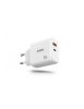 Hálózati töltő, 1xUSB-A (12W), 1xUSB-C (45W), URBAN FACTORY (UFGPS62)