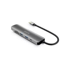   USB elosztó-HUB, USB-C/USB 3.0/HDMI/SD/mSD, URBAN FACTORY (UFMHC45)