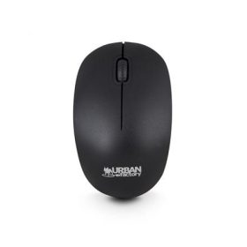   Egér, vezeték nélküli, optikai, kisméret, USB, URBAN FACTORY Free, fekete (UFWMB01)