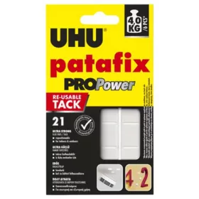   Gyurmaragasztó, 21 kocka/csomag, UHU Patafix Pro Power (UHU18183)