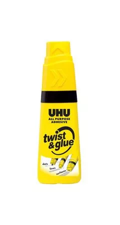 Kenőfejes ragasztó, univerzális, 35 ml, UHU Twist&Glue (UHU41329)