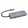 USB elosztó-HUB, 2xUSB-C/1xHDMI/3xUSB-A/RJ45/SD/mSD, VERBATIM (UHV32152)