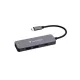USB elosztó-HUB, USB-C /2xUSB-A, HDMI, USB-C, VERBATIM (UHV32155)