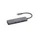 USB elosztó-HUB, USB-C /2xUSB-A, HDMI, USB-C, SD, MicroSD, VERBATIM (UHV32156)
