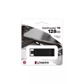 Pendrive, 128GB, USB-C, KINGSTON DataTraveler 70 (UK128DT70)