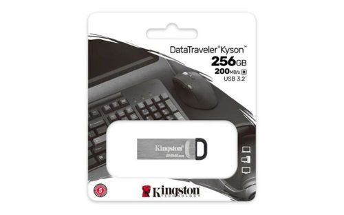 Pendrive, 256GB, USB 3.2, KINGSTON DataTraveler Kyson (UK256DTKN)