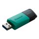 Pendrive, 256GB, USB 3.2, KINGSTON Exodia M, fekete-türkiz (UK256DTXM)