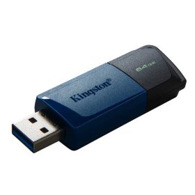   Pendrive, 64GB, USB 3.2, KINGSTON Exodia M, fekete-kék (UK64DTXM)