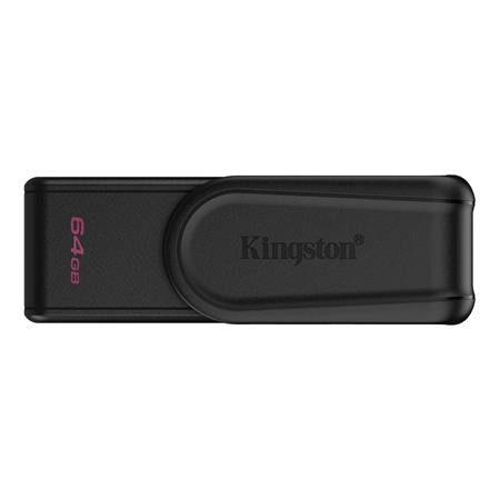 Pendrive, 64GB, USB 3.2 Gen1, KINGSTON DataTraveler Exodia S, fekete (UK64ES)