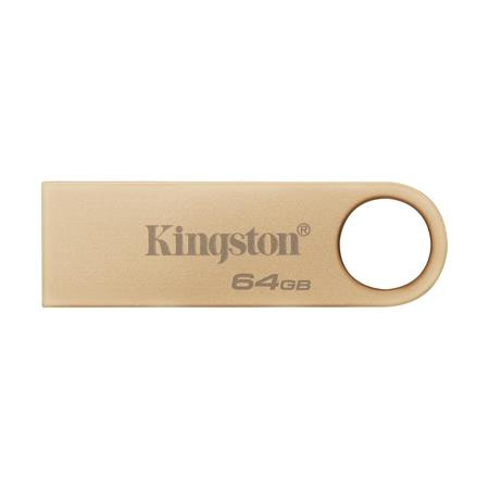 Pendrive, 64GB, USB 3.2 Gen1, KINGSTON DataTraveler SE9 G3, arany (UK64SG3G)