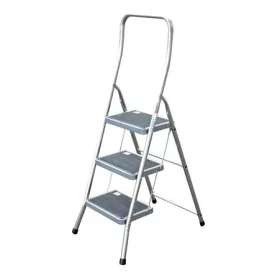   Fellépő, 3 lépcsőfokos, alumínium, KRAUSE Toppy XL (UL12)