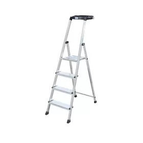   Állólétra, 4 lépcsőfokos, alumínium, Multigrip-system, KRAUSE Secury (UL50)