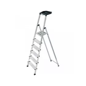   Állólétra, 6 lépcsőfokos, alumínium, Multigrip-system, KRAUSE Secury (UL52)