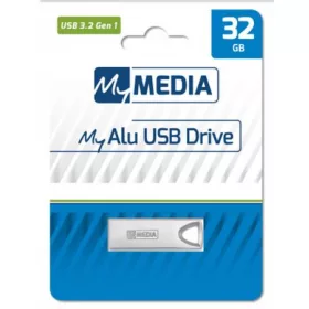   Pendrive, 32GB, USB 3.2 Gen1, alumínium ház, MYMEDIA Alu (by VERBATIM) (UMG32GA)