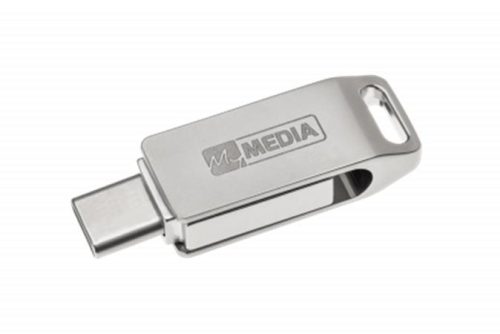 Pendrive, 32GB, USB 3.2 Gen1 + USB-C, alumínium ház, MYMEDIA Dual (by VERBATIM) (UMG32GAD)
