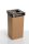 Szelektív hulladékgyűjtő, újrahasznosított, 20 l, RECOBIN Mini, fekete (URE022)