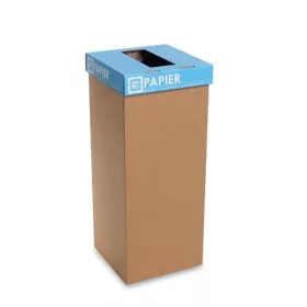   Szelektív hulladékgyűjtő, újrahasznosított, szlovák felirat, 50 l, RECOBIN Office, kék (URE027)
