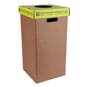   Szelektív hulladékgyűjtő, betétdíjas palackoknak, újrahasznosított, 50 l, RECOBIN Office (URE032)