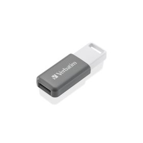   Pendrive, 128GB, USB 2.0, VERBATIM Databar, szürke (UV128GD)