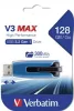 Pendrive, 128GB, USB 3.2, 175/80 MB/s, VERBATIM V3 MAX, kék-fekete (UV128GSM)