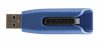 Pendrive, 128GB, USB 3.2, 175/80 MB/s, VERBATIM V3 MAX, kék-fekete (UV128GSM)